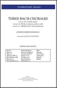 Three Bach Chorales Concert Band sheet music cover